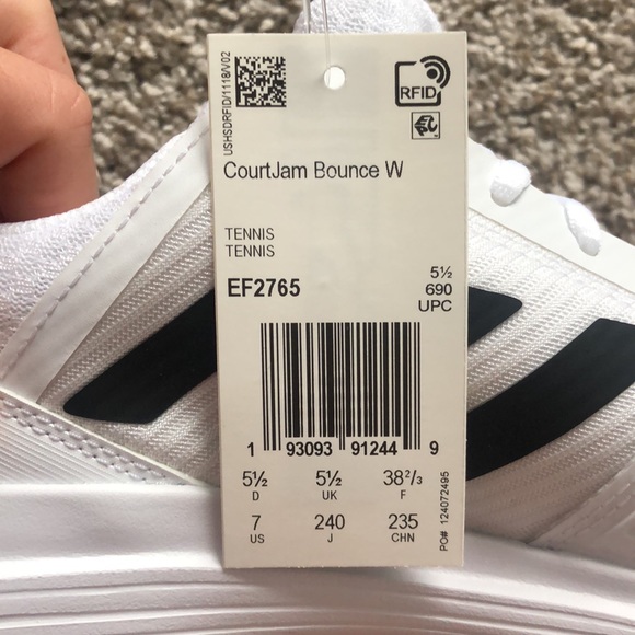 Brand New Adidas Court Jam Sneaker (size 7) - Picture 3 of 8